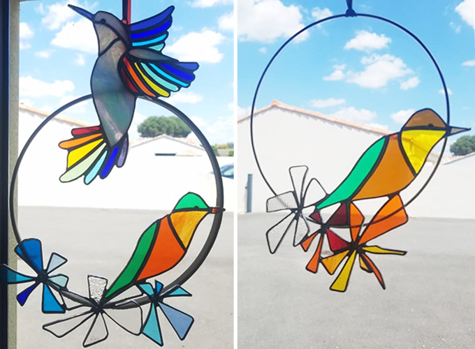 Vitraux Art déco - Atelier Verre sion Colorée